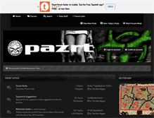 Tablet Screenshot of pazrt.com